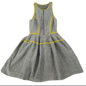 Armani Exchange dress- size: 2 - gray and yellow trim